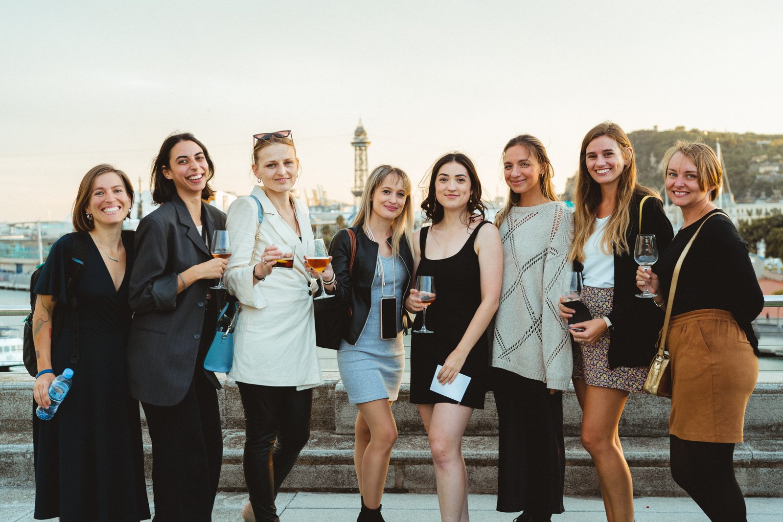 The Global M team at a rooftop event in Barcelona